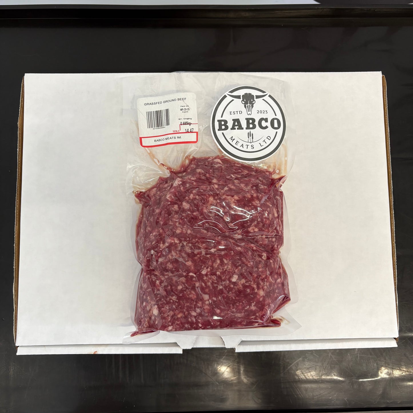 Grass Fed Ground Beef - 20lbs